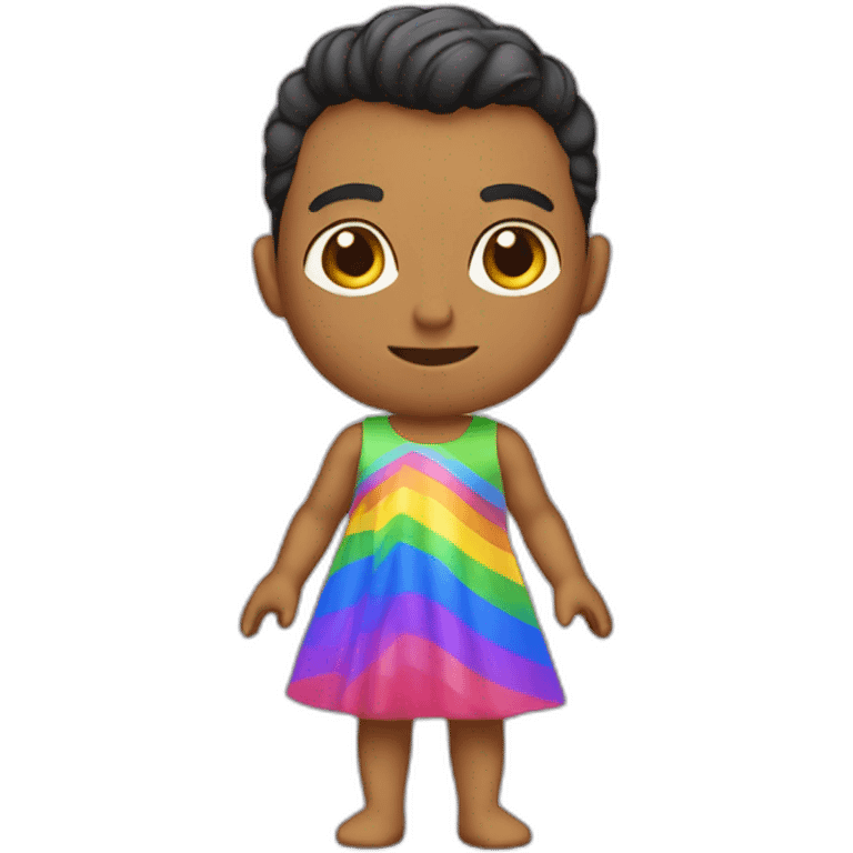 gay con vestido emoji