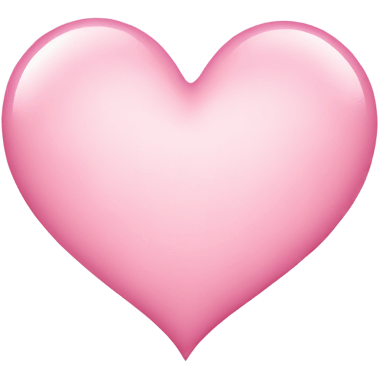 Light pink heart with twinkles around it emoji