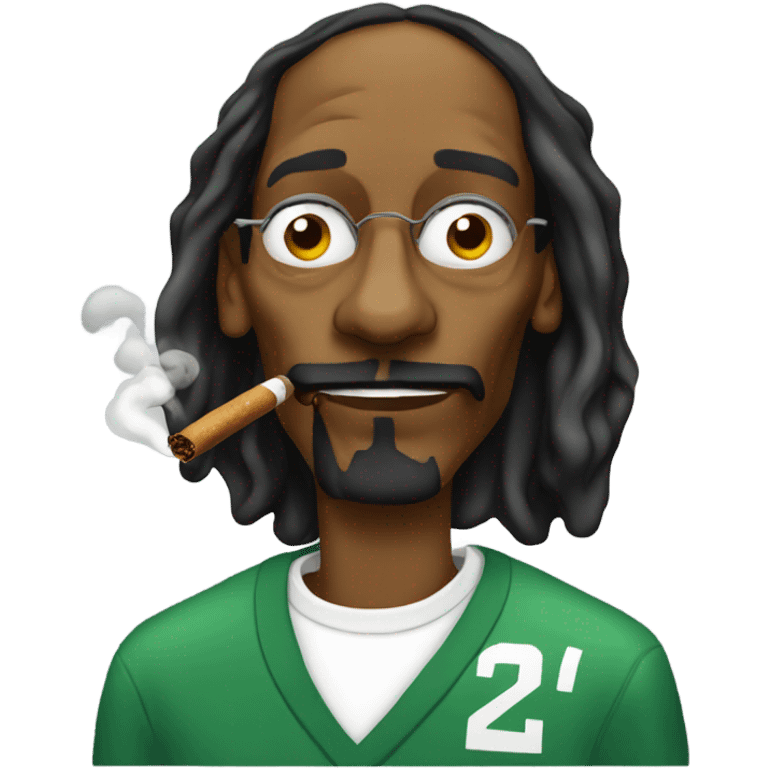 Snoop dogg smoking emoji