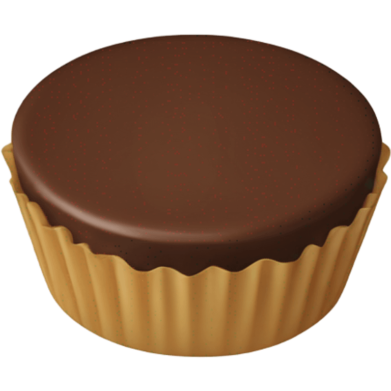 Chocolate covered Peanut butter cup emoji