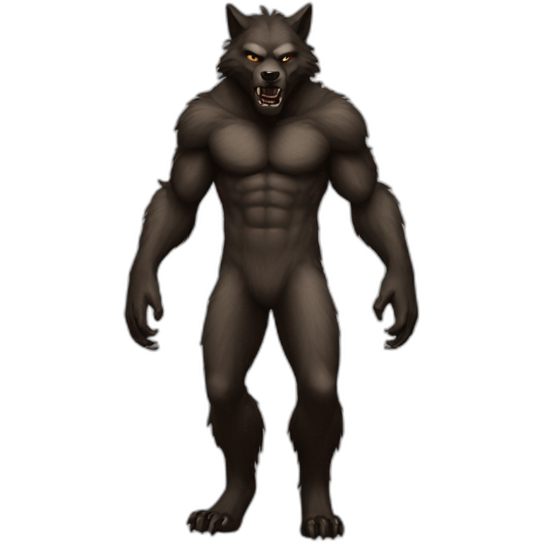 Werewolf Full Body emoji