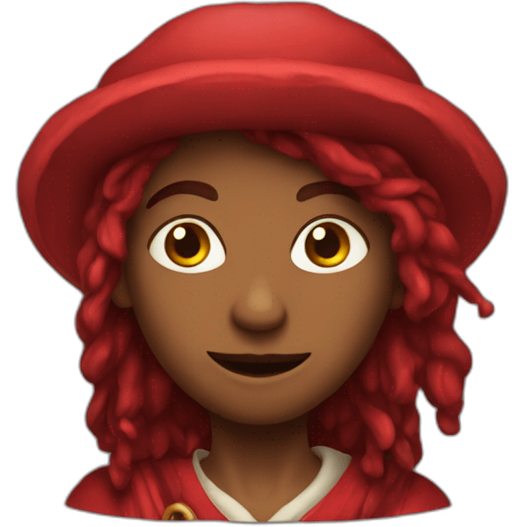 Sorciere rouge emoji