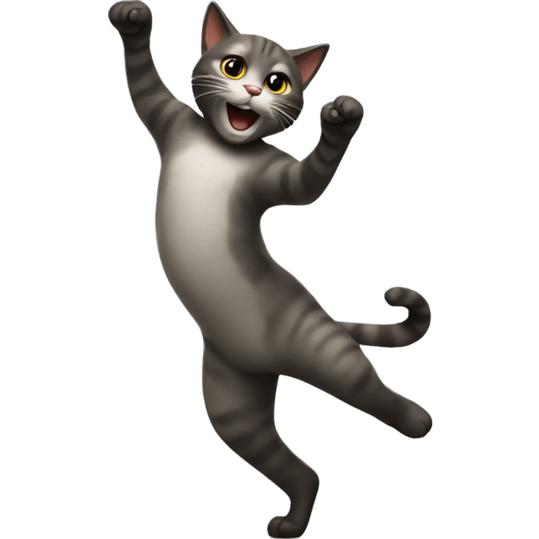 Cat dancing emoji