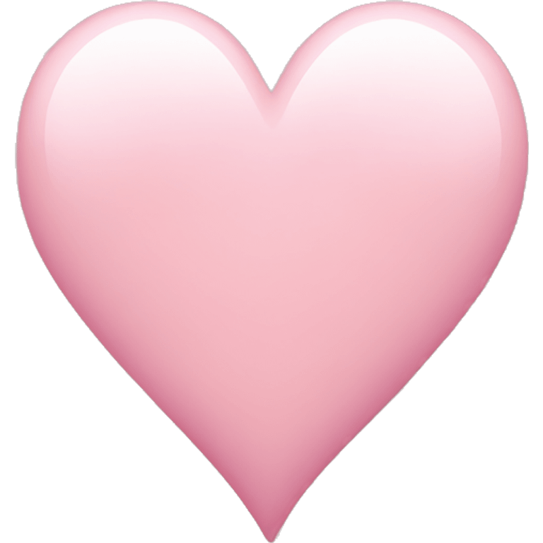 light pink heart emoji