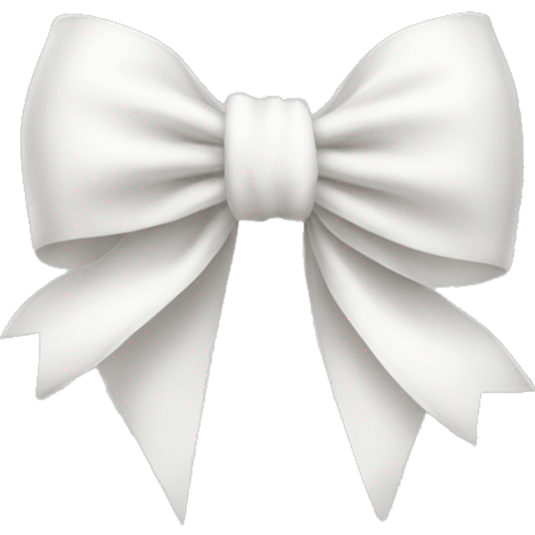 white bow emoji