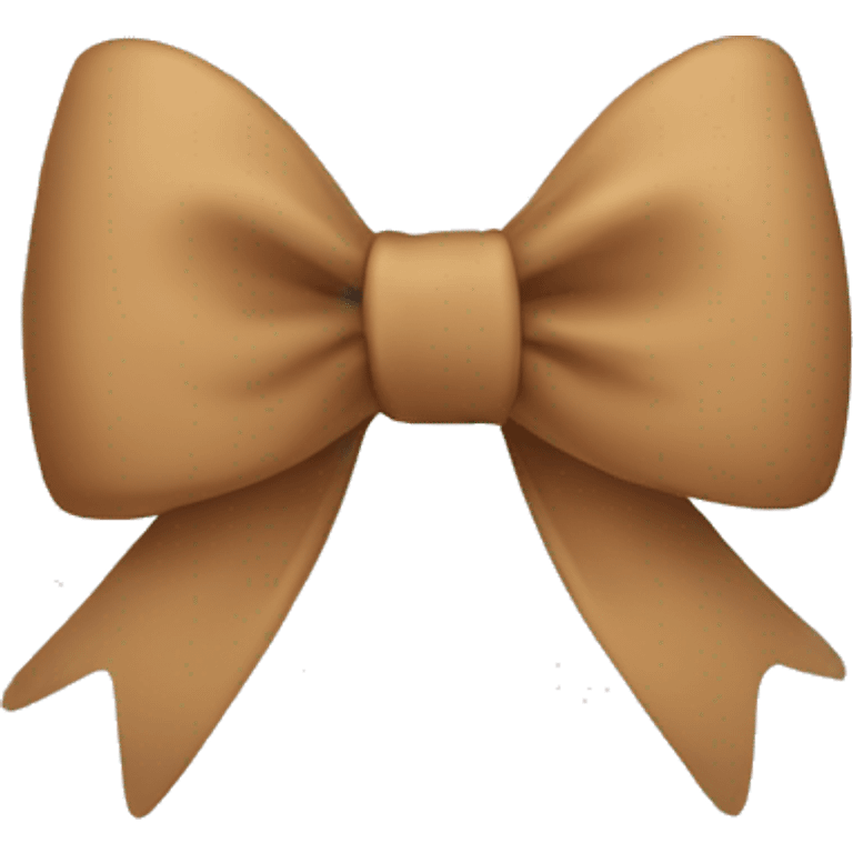 Light brown bow emoji