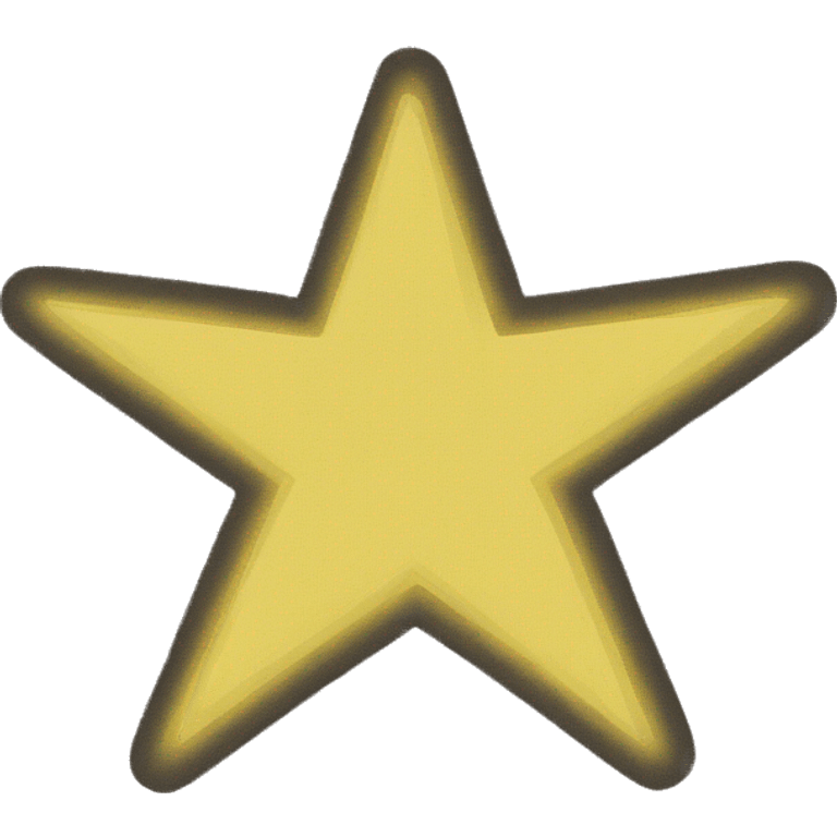 A black star icon inside a circular yellow symbol emoji