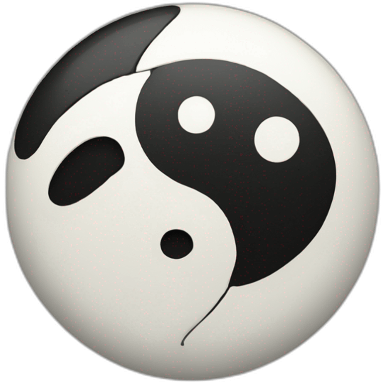 Ying yang emoji