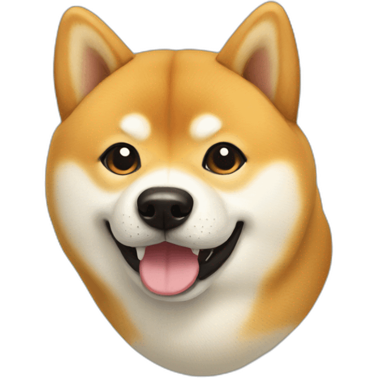 shiba up side down emoji