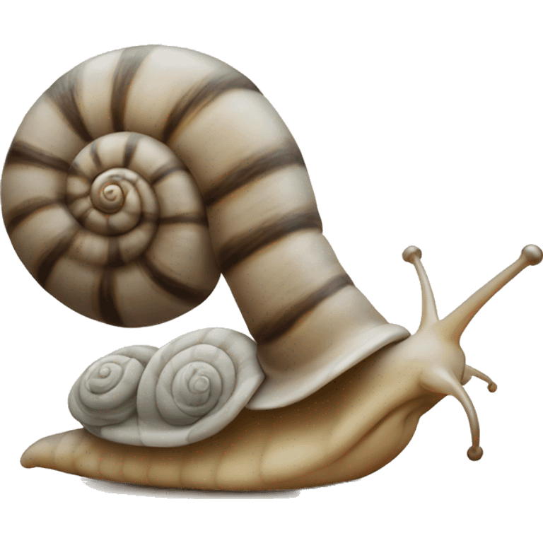 Snail with sleeping emoji