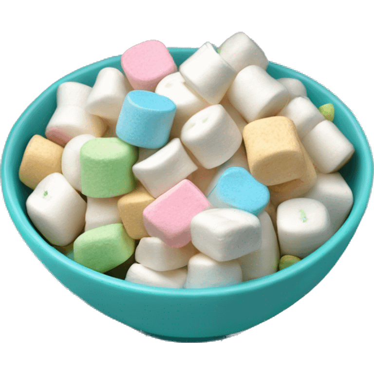 bowl full of Lucky charms marshmallows ￼￼ emoji