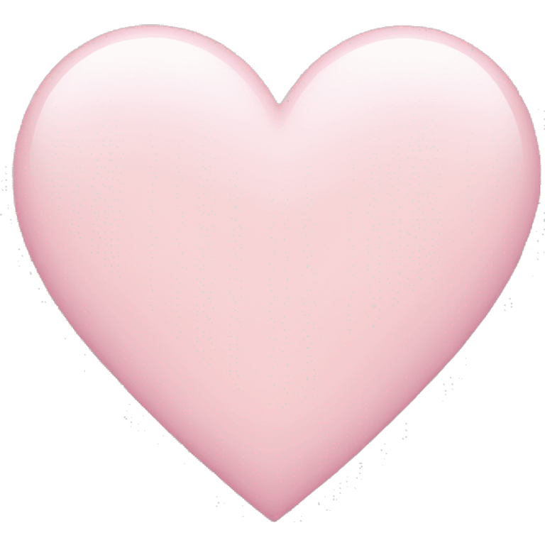 Light pink heart  emoji