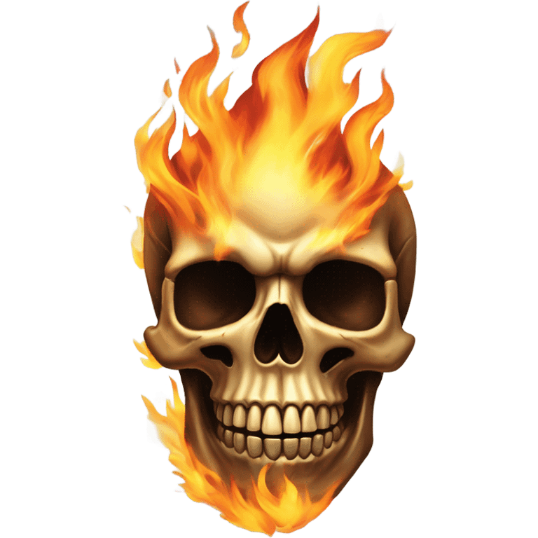 skull on fire emoji