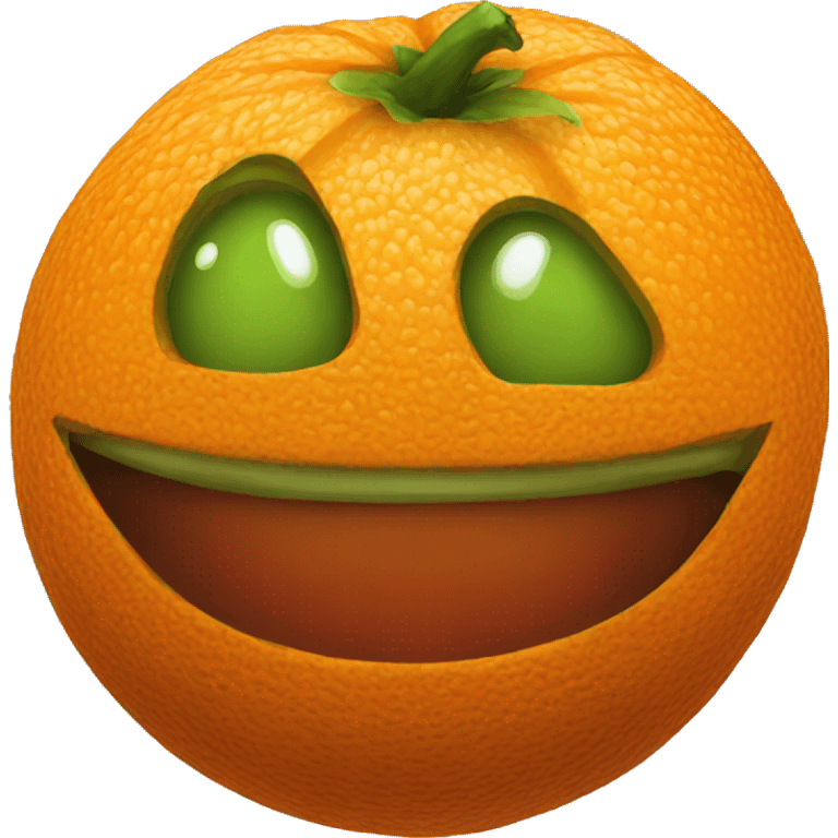 orange evil fruit emoji