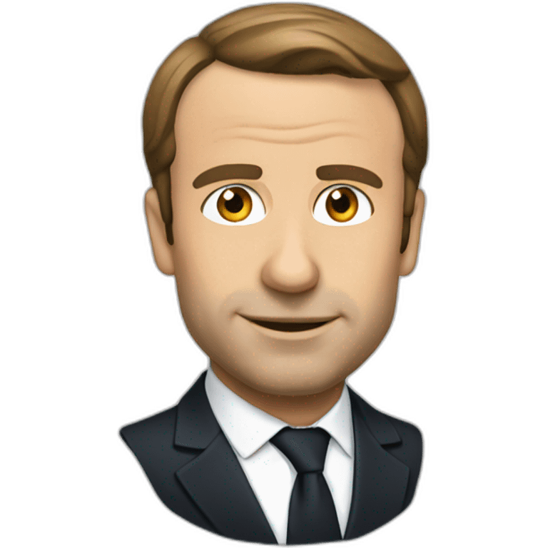 Macron en string emoji