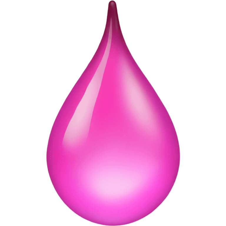 Pink Drop emoji