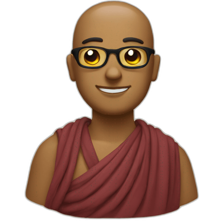 buda con lentes emoji