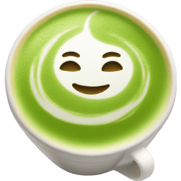 Matcha latte  emoji