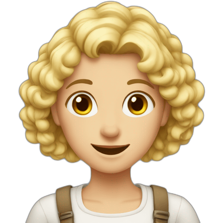 german girl happy emoji