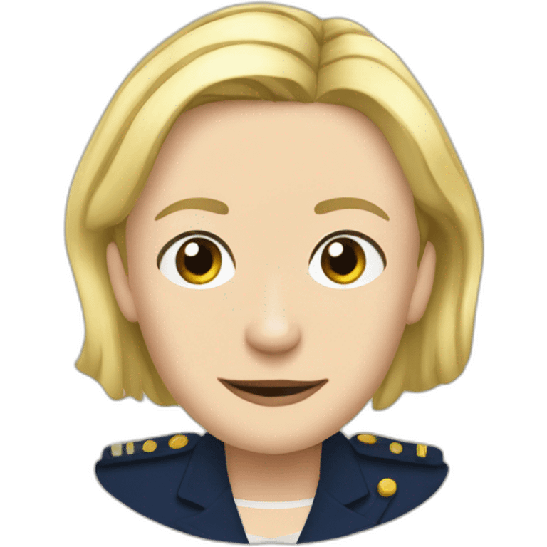 Marine lepen voilée emoji