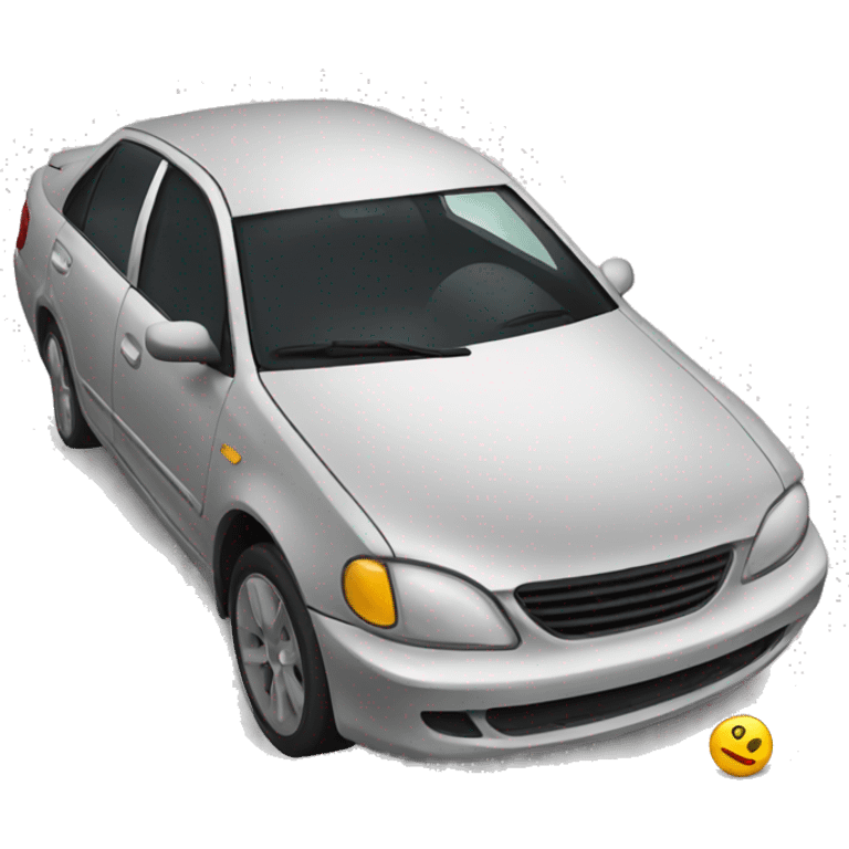 Crashed car emoji