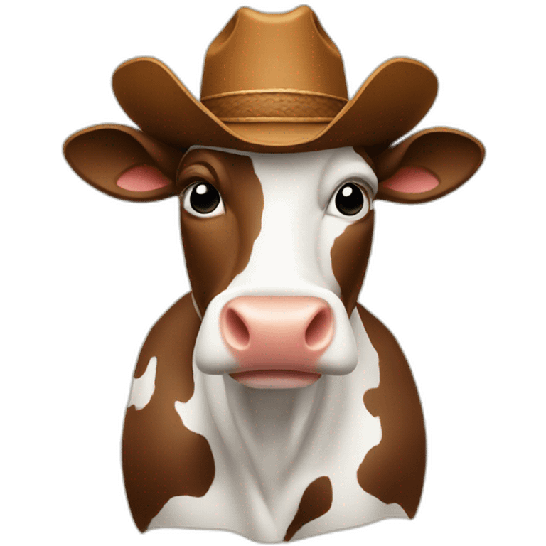 cow with cowboy hat emoji