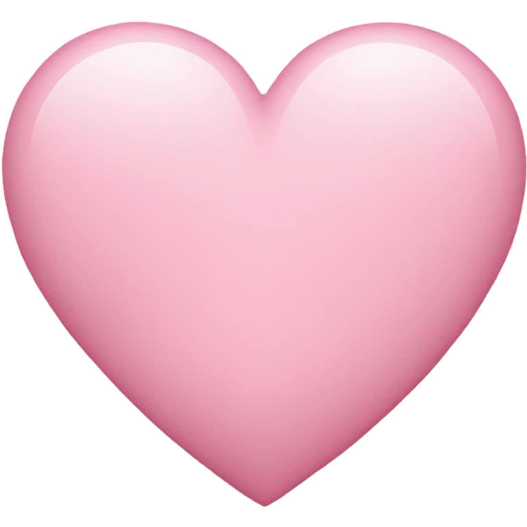 Light pink heart emoji