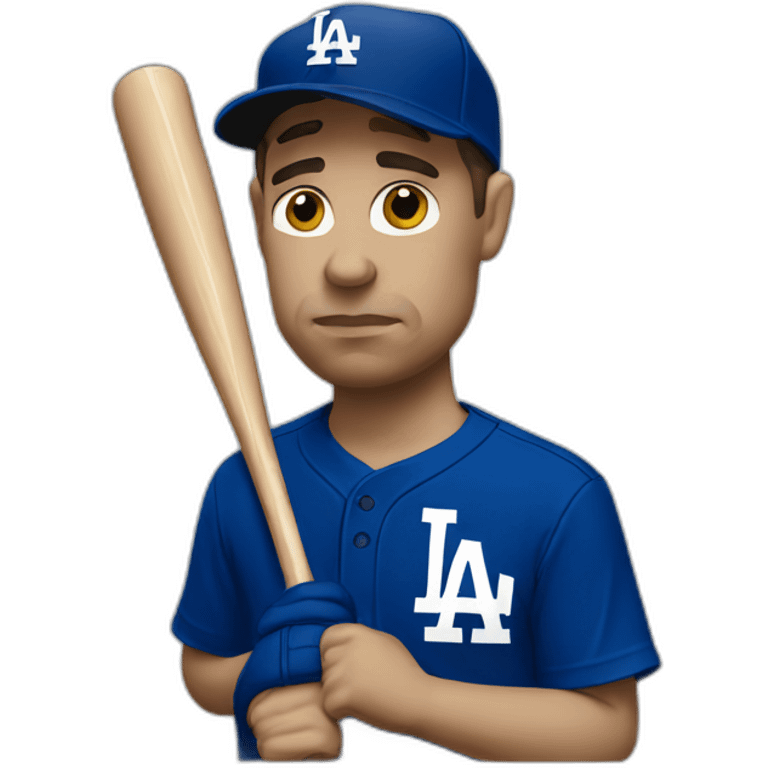 Sad dodgers fan emoji