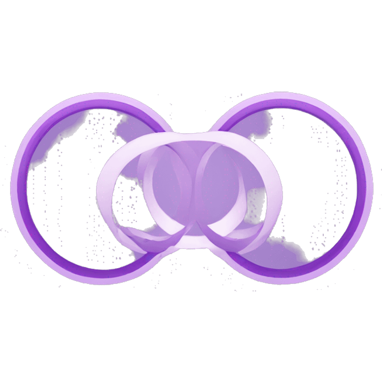 An icon featuring a purple line with three connected circles, forming a Y shape emoji