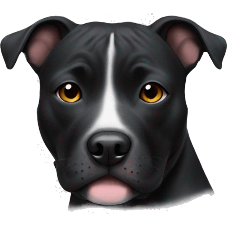 Black staffy emoji