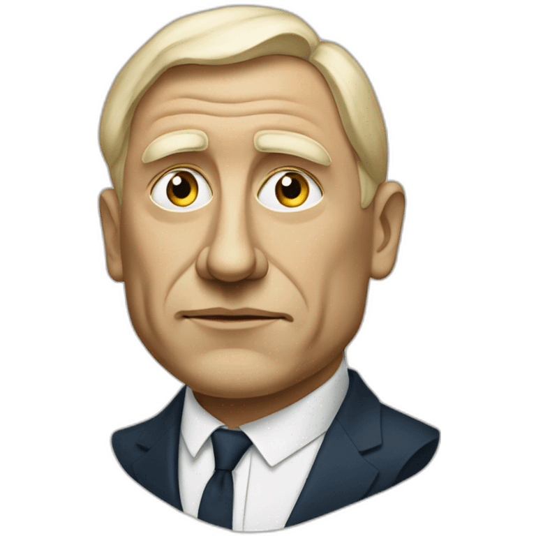 Swedish prime minister in style of picasso emoji