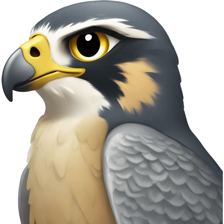 peregrine falcon smiling laptop emoji