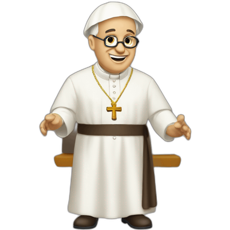 Papa Francisco Rezando emoji