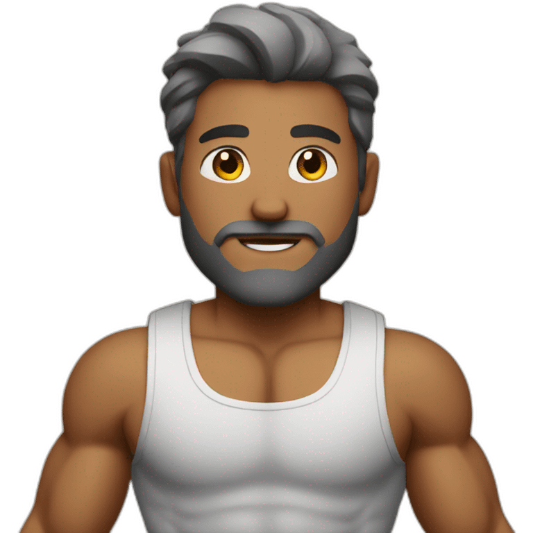 Muscular male  emoji