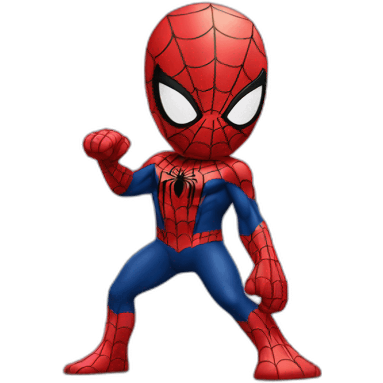 spiderman standing emoji