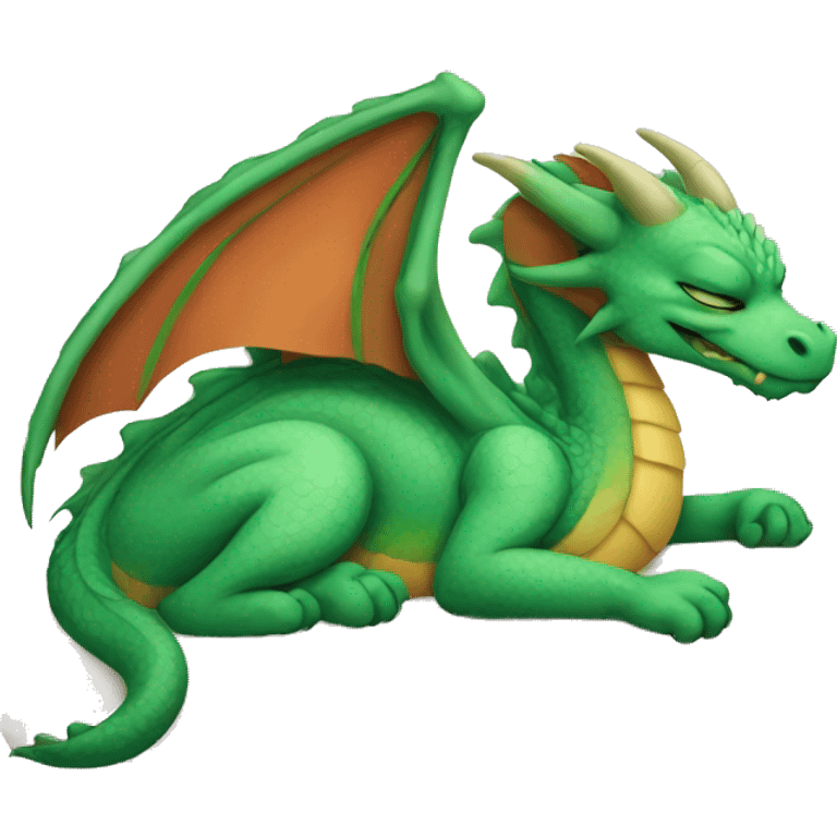 dragon sleeping  emoji