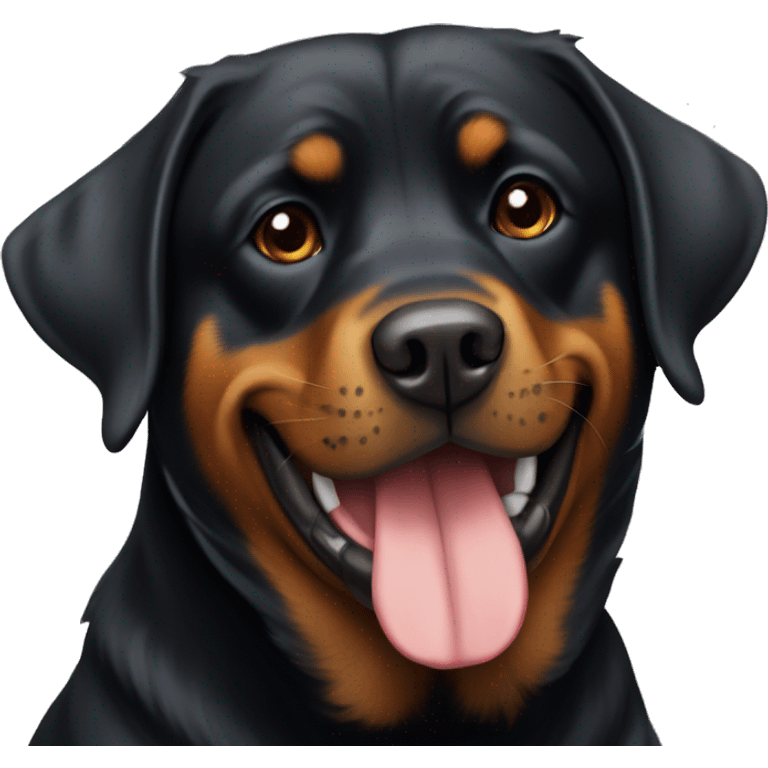 Rottweiler and Labrador mix emoji