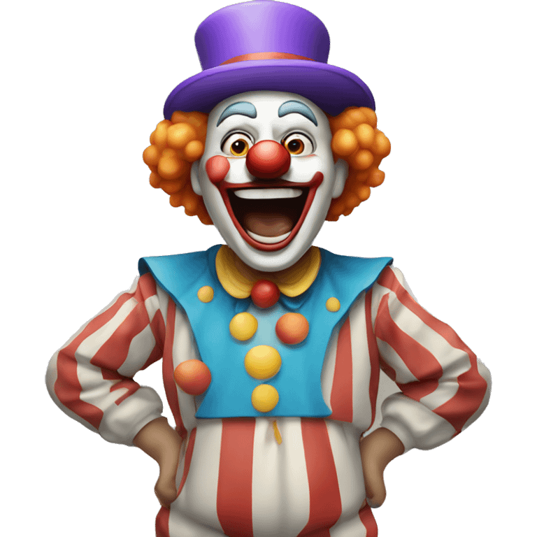 stessed clown happy and overwhelmed  emoji