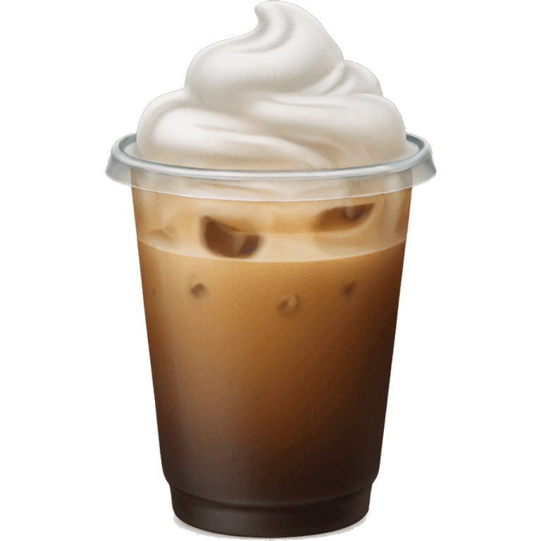 Iced coffee emoji