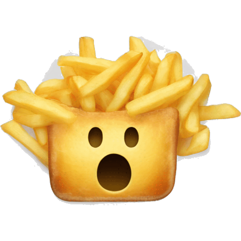 Assiette de frite emoji