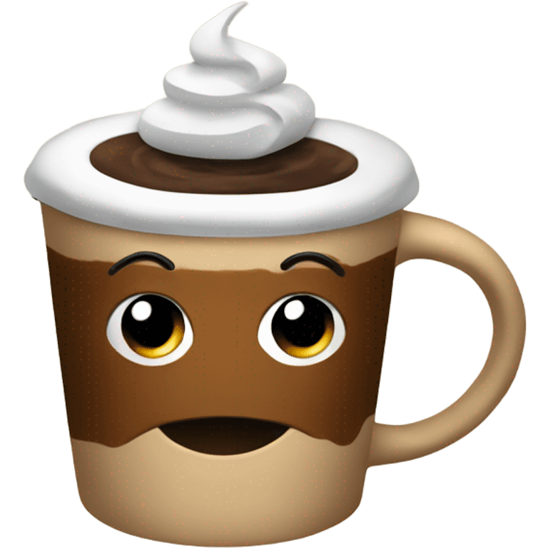 Holiday coffee emoji