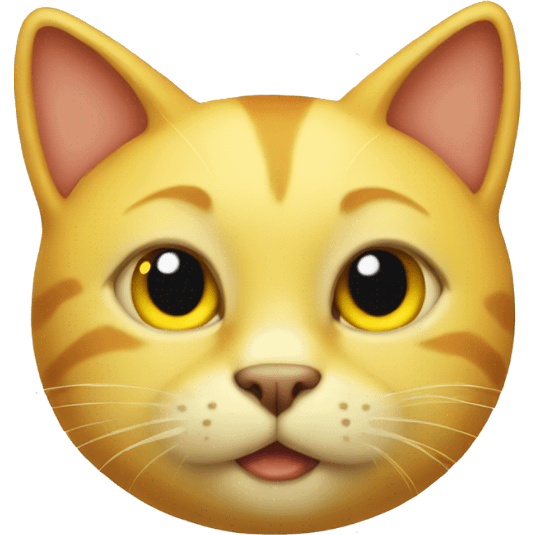 Yellow cat emoji