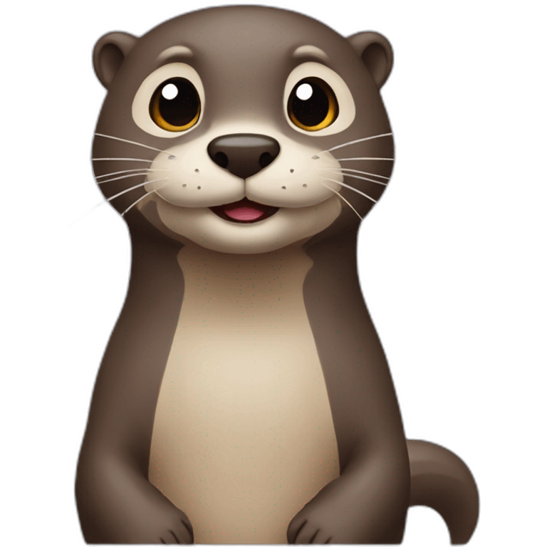 Otter sarcastic emoji