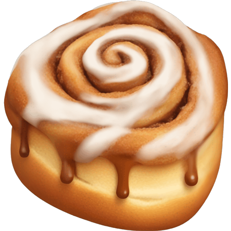 Cinnamon roll with sugar and Rosa color  emoji