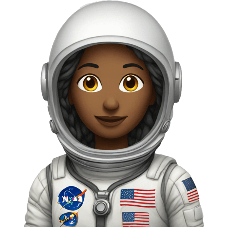 woman with astronaut suit emoji