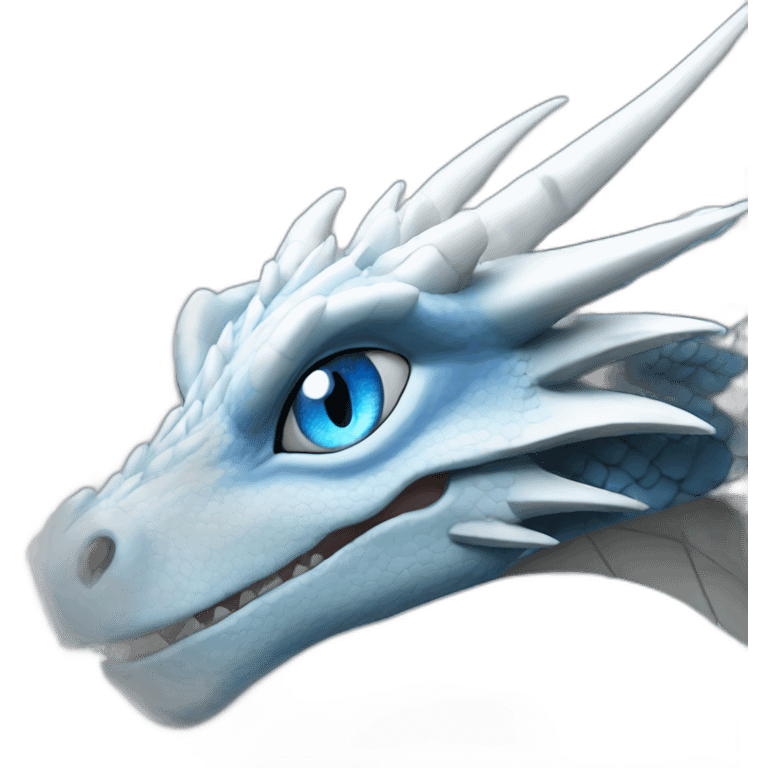 blue eyes white dragon emoji