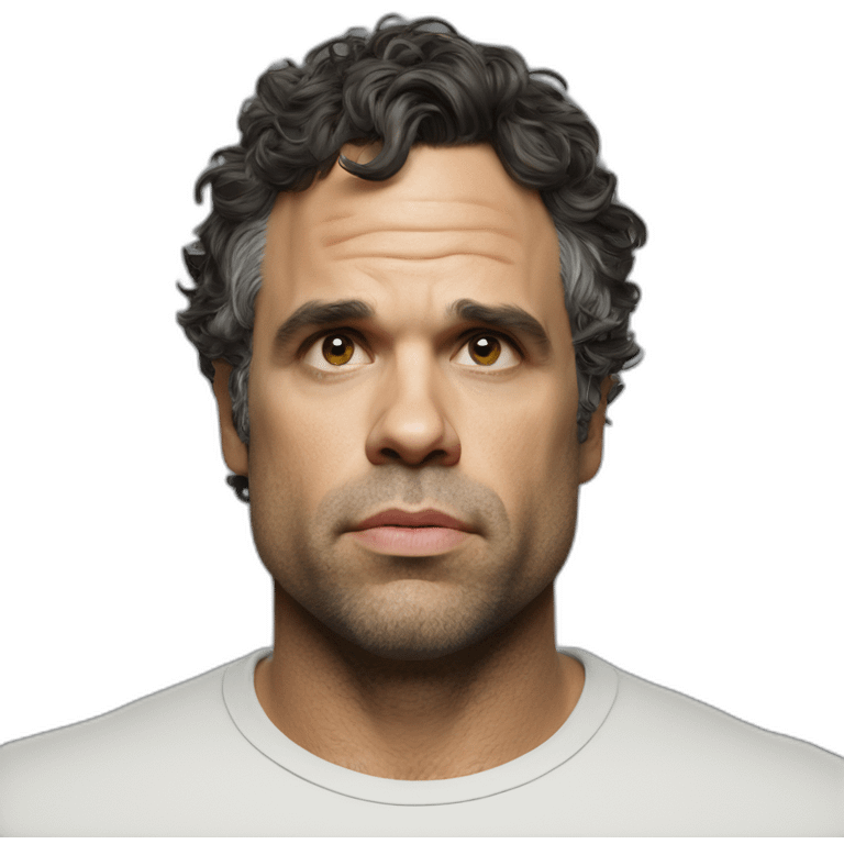 Mark Ruffalo serious emoji