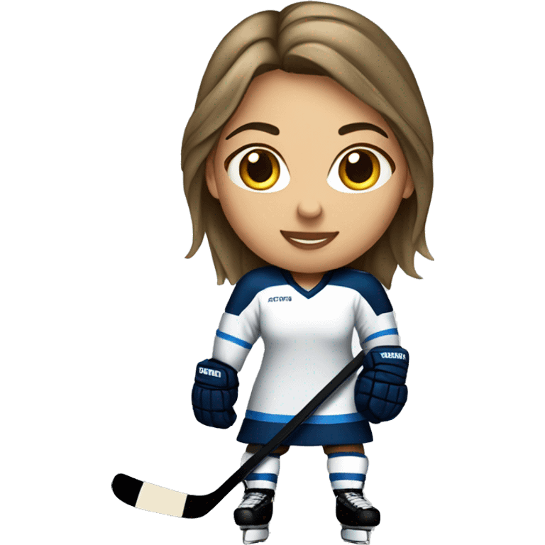 Girl hockey player emoji