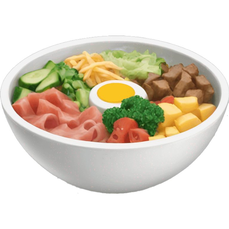 Poke bowl emoji