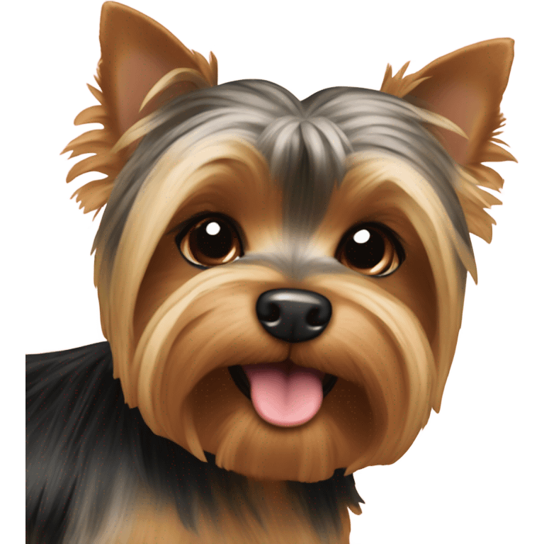 Boxing Day Yorkie dog  emoji